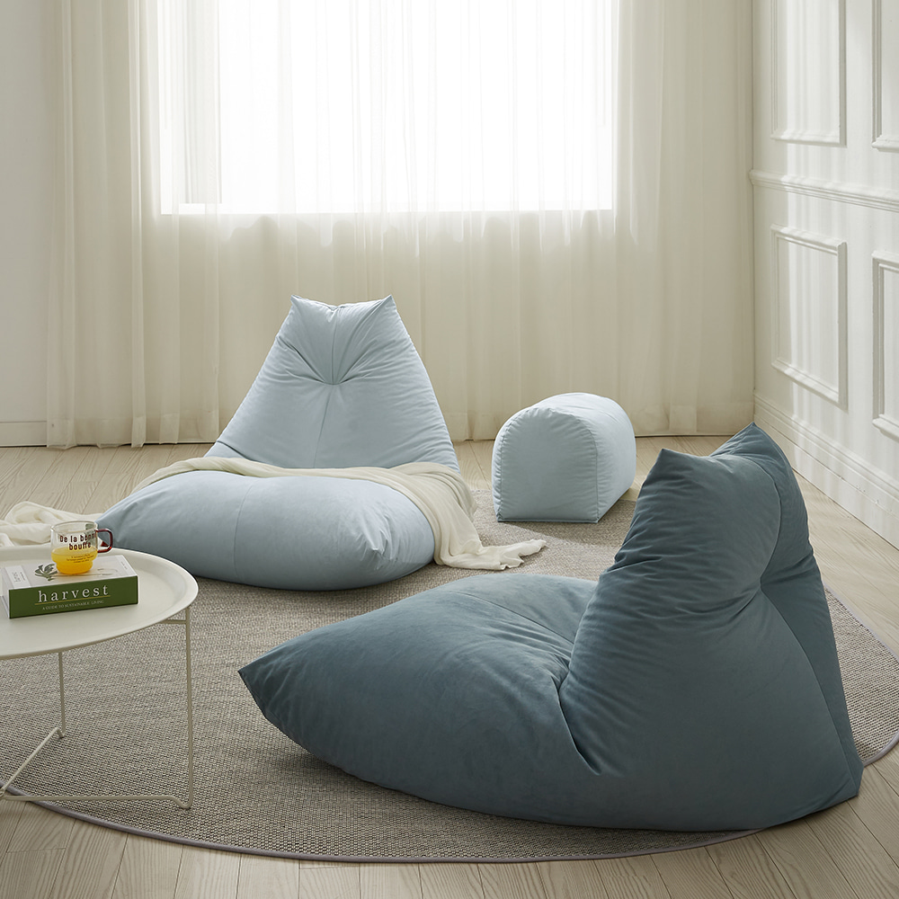 대형 파우치 SP202 스웨이드 빈백 ㈜엔디자인 / 제주·산간 배송불가