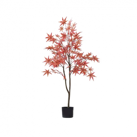 시들지 않는 단풍나무 조화 (90cm/레드) (주)트리