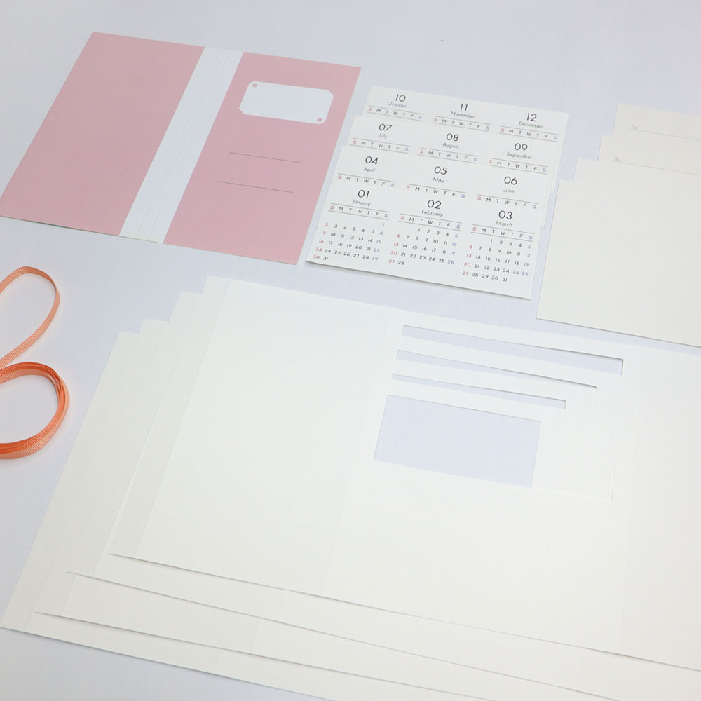 (DIY)액자형 북아트 2026년 달력 만들기 작은손이야기