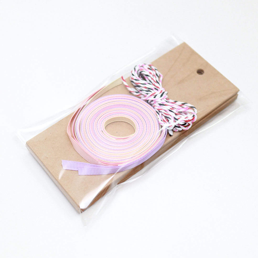 크라프트 빈티지책갈피 30장세트(리본,링스티커 포함) 작은손이야기