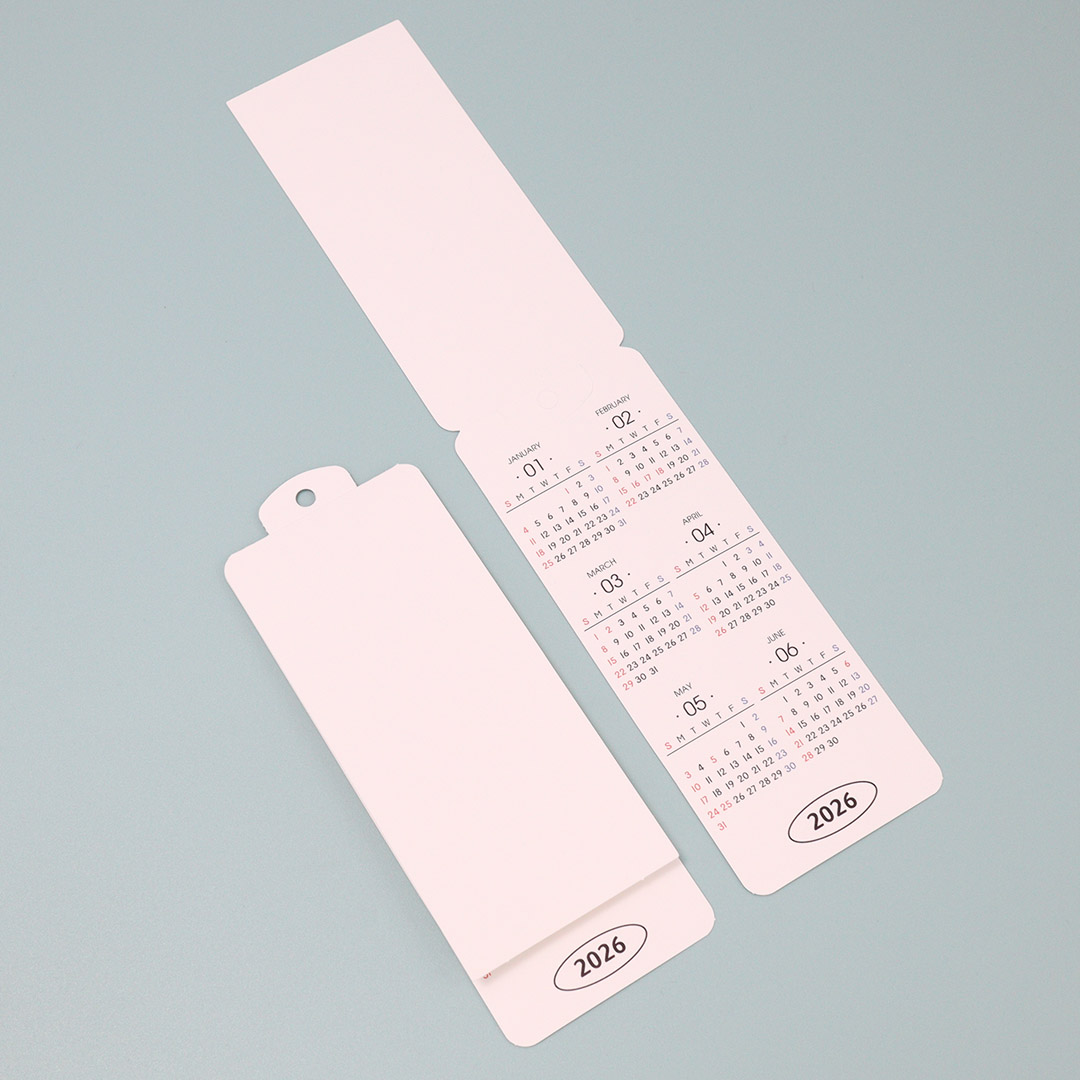 2026년 달력 책갈피 북마크 작은손이야기