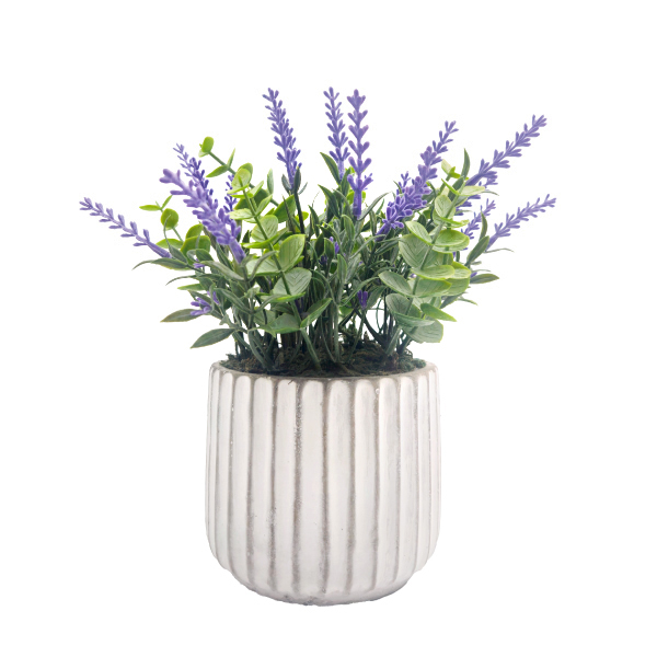 유칼립투스 라벤더 조화 화분(중) 