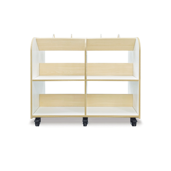 라운드 이동식 양면서가(상단v형) 