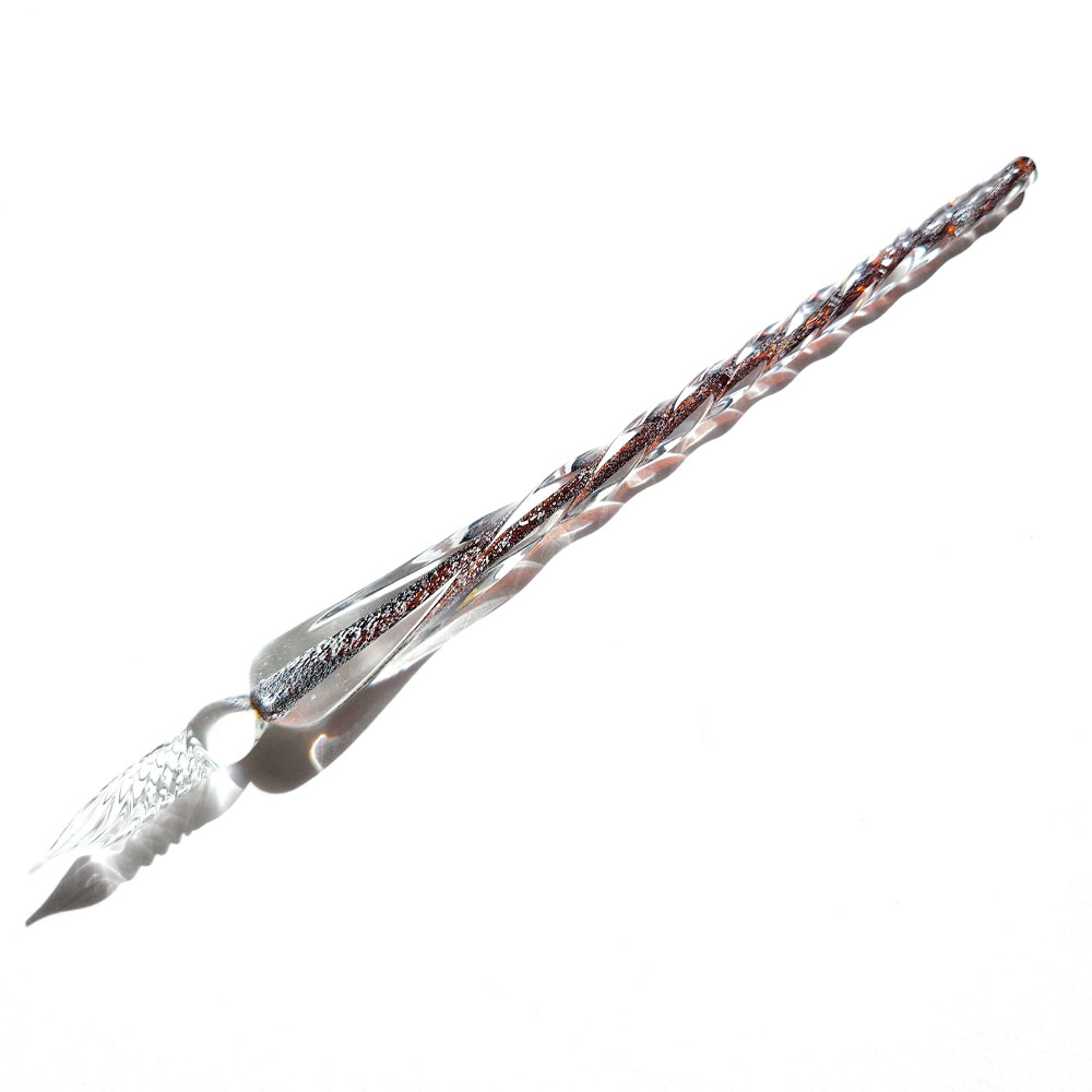 문학 필사 유리펜(브라운)