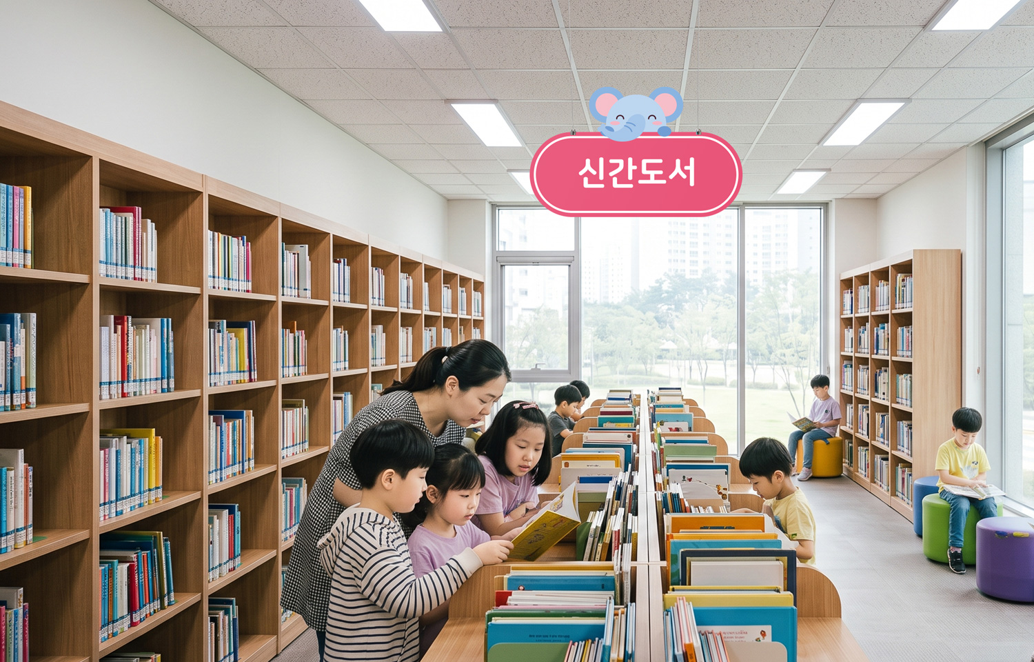 효율적인 공간 활용 — 천장걸이 설치 연출