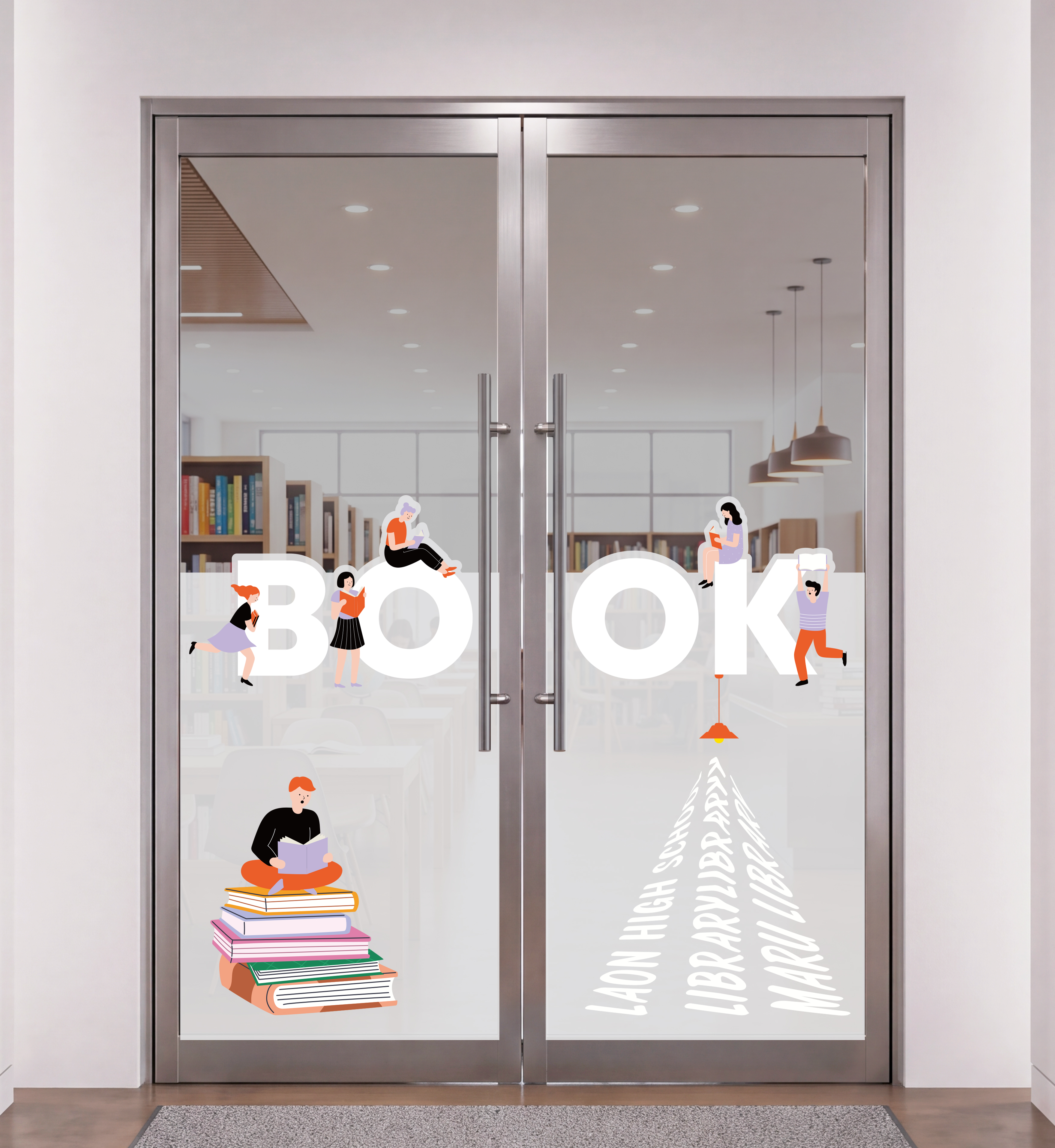 유리문 반투명 시트지(엠보)-일러스트 제품 이미지 08
