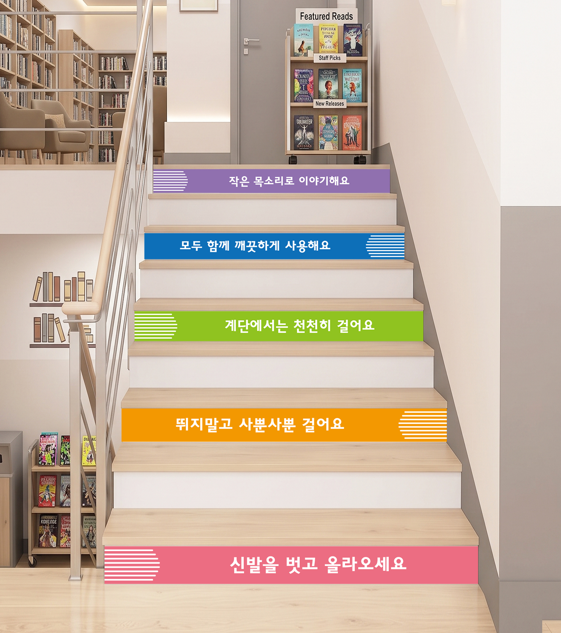 계단에 더하는 감각적인 포인트
