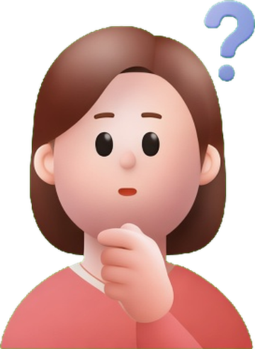 심플하고 고급스러운 디자인을 고민하는 도서관 이용자 3D 아바타