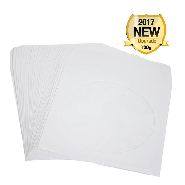 멜로디 CD/DVD용 흰색 종이케이스 120g