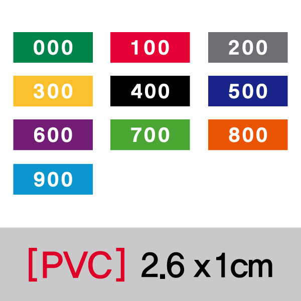 숫자띠라벨 2610V004(PVC필름)