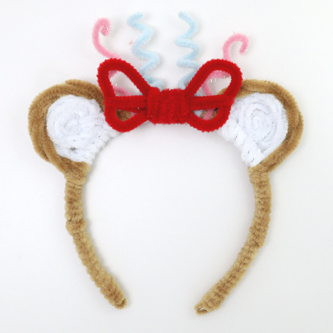 모루 곰돌이 머리띠 헤어밴드 만들기 키트 DIY