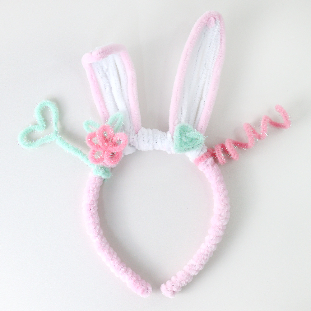 모루 토끼 머리띠 헤어밴드 만들기 키트 DIY