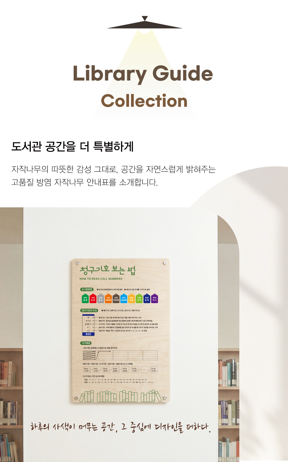 도서관 청구기호 보는법 사인물 메인 이미지