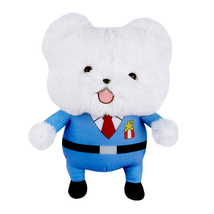 엉덩이탐정 말티즈서장 봉제인형22cm