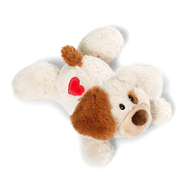 NICI 니키 러브유 하트 엠보 라잉 도그 20cm